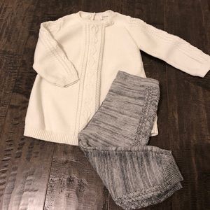 Beautiful sweater with matching sweater leggings